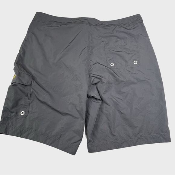 Robert Graham Mens Cargo Swim Trunks 2X Alvarado Active Fit Brief Liner Graphite - Picture 7 of 13